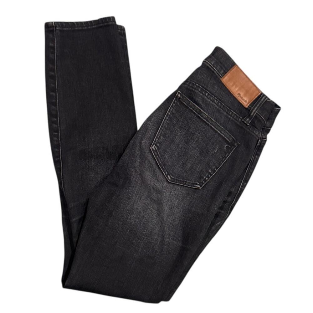 Madewell high rise skinny black jeans 25